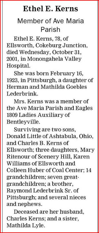 Ethel E. Kerns